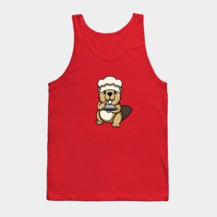 Cute otter cooking Tank Top